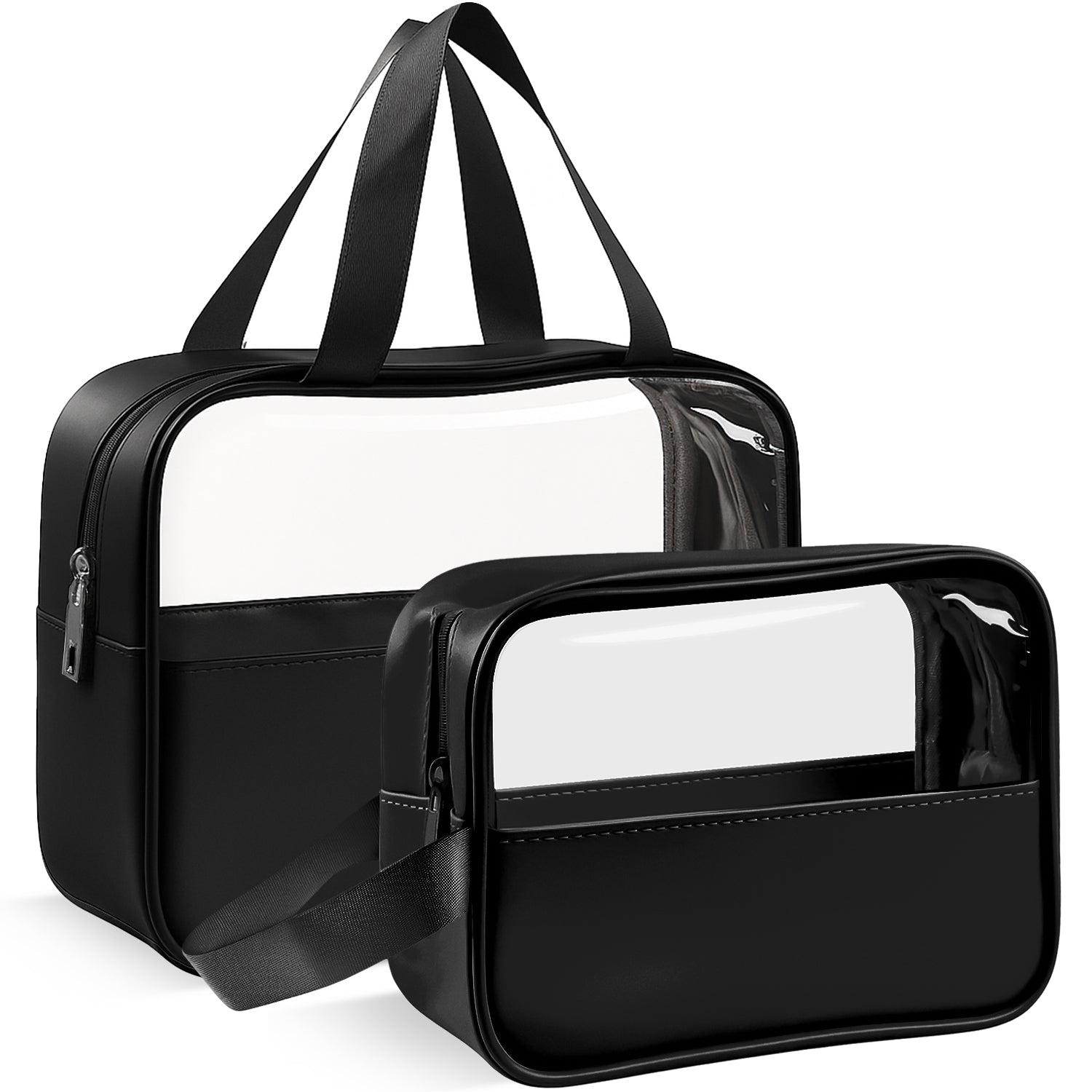 clear plastic travel toiletry bags Auseibeely Bag for Women Men, Portable Large Makeup Bag, Waterproof & Draining Transparent Cosmetic Bag, Carry On Airport Airline Compliant Bag : Beauty & Personal Care 3 oz bottles Away Clear Toiletry Bag in