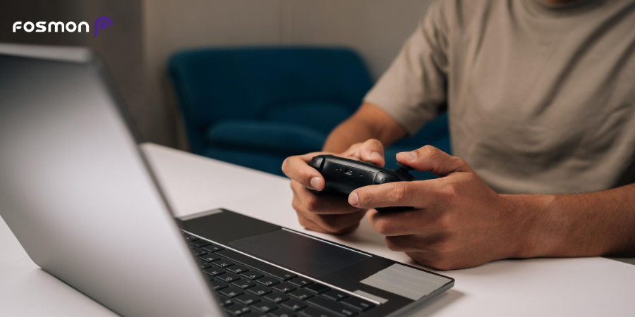 Level Up Every Game with the Fosmon Wireless Gaming Controller with 2.4GHz Dongle