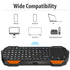 Fosmon Mini Bluetooth Keyboard (QWERTY Keypad), Wireless Portable with Touchpad, Compatible with Apple TV, Amazon Fire Stick, PS4, PS4 Pro, PS5, HTPC/IPTV, VR Glasses, Smartphones