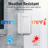 WaveLink Wireless Door Chime with 1 Receiver and 1 Magnetic Window/Door Sensor - 52 Ringtones