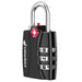 TSA Accepted Locks 3-Dial Combo with Alert Indicator