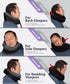 Memory Foam Travel Neck Pillow + Earplugs