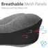 Memory Foam Travel Neck Pillow + Earplugs