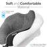 Memory Foam Travel Neck Pillow + Earplugs