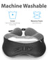 Memory Foam Travel Neck Pillow + Earplugs