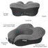 Memory Foam Travel Neck Pillow + Earplugs