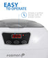 Ultrasonic Cleaner with Digital Timer - Jewelry, Eyeglasses, Watches, Rings, Necklaces, Coins
