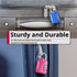 Open Alert Indicator 3 Digit Combination TSA Accepted Luggage Lock - Black, Blue, Pink, and Silver
