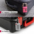 Fosmon TSA Approved Locks for Luggage. Suitcase Locks with Open Alert Indicator, 3 Digit Combination Padlock with Alloy Body for Travel, Backpack Zipper Anti Theft, Locker, Gym, Gun Case, Tent- 4 Pack