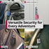 Fosmon TSA Approved Locks for Luggage. Suitcase Locks with Open Alert Indicator, 3 Digit Combination Padlock with Alloy Body for Travel, Backpack Zipper Anti Theft, Locker, Gym, Gun Case, Tent- 4 Pack