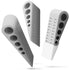 Heavy Duty Rubber Door Stopper with Holder