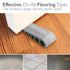 Heavy Duty Rubber Door Stopper with Holder