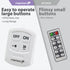 Wireless LED Puck Light 3 Pack with Remote Control, Under Cabinet Lighting [5 Daylight White LED, Wide Floodlight Tap Style, 30-Minute Timer, Battery Operated] for Kitchen Closet Pantry Counter