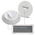 Wireless LED Puck Light 3 Pack with Remote Control, Under Cabinet Lighting [5 Daylight White LED, Wide Floodlight Tap Style, 30-Minute Timer, Battery Operated] for Kitchen Closet Pantry Counter