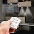 Wireless LED Puck Light 3 Pack with Remote Control, Under Cabinet Lighting [5 Daylight White LED, Wide Floodlight Tap Style, 30-Minute Timer, Battery Operated] for Kitchen Closet Pantry Counter
