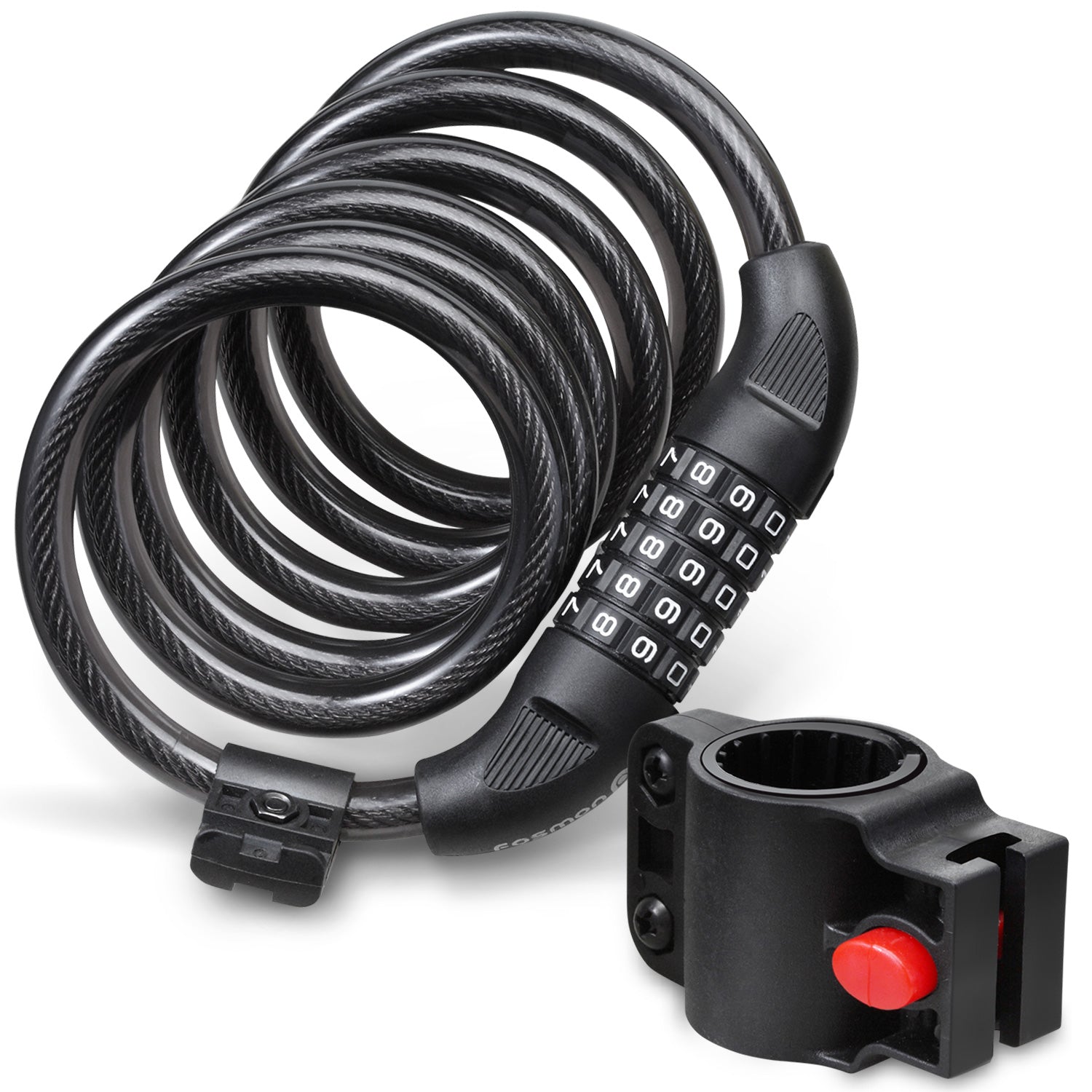 5-Digit Combination Bike Lock Cable - 6ft