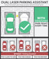 Motion Activated Dual Laser Garage Parking Assistant w/ AC Adapter