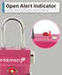 Open Alert Indicator TSA Accepted 3 Digit Combination Luggage Lock