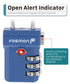 Open Alert Indicator TSA Accepted 3 Digit Combination Luggage Lock