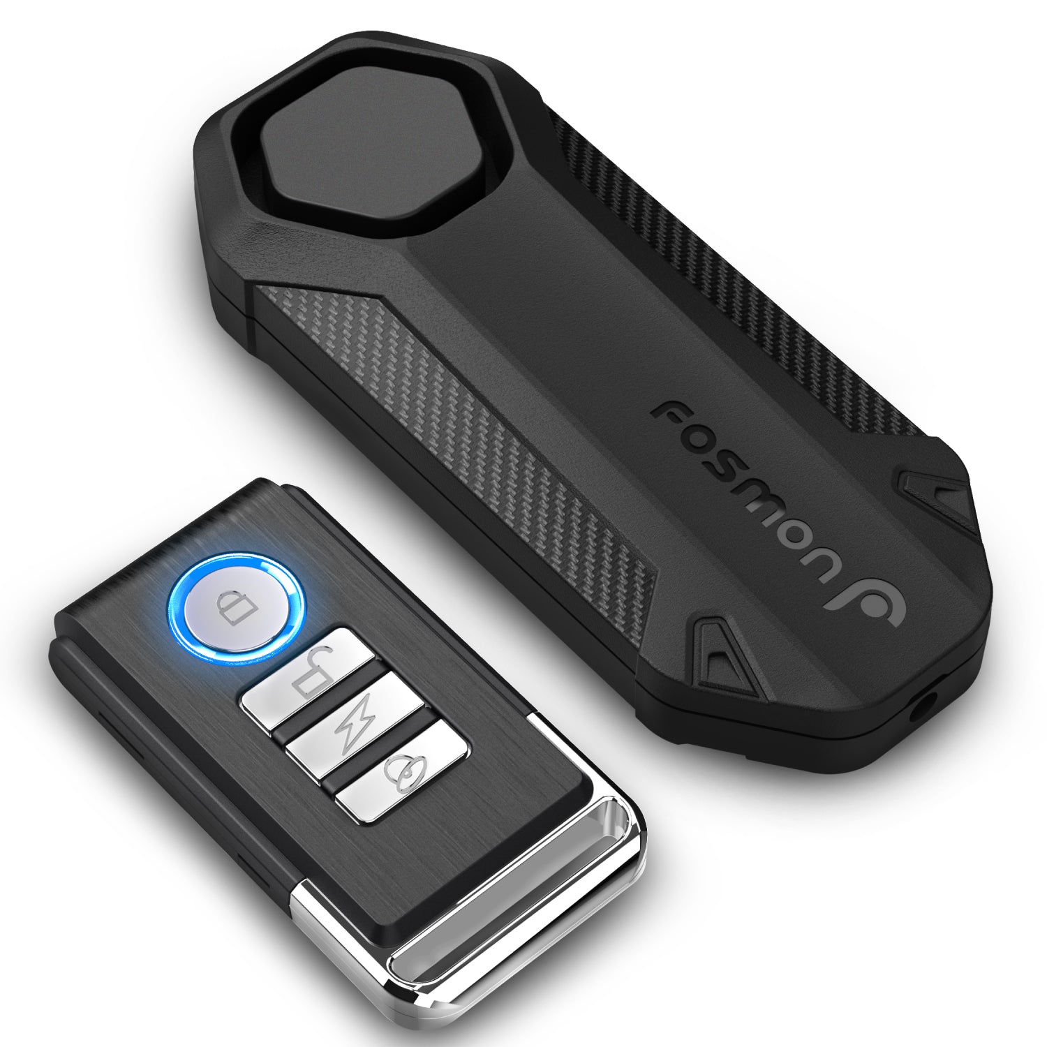 Anti Theft Burglar Bike Alarm with Remote, Waterproof Vibration Triggered Battery Operated Loud 113dB Wireless Siren for Bicycle, E-Bike, Motorcycle, Scooter, Cart, Trailer, Equipment, Fence