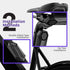 Anti Theft Burglar Bike Alarm with Remote, Waterproof Vibration Triggered Battery Operated Loud 113dB Wireless Siren for Bicycle, E-Bike, Motorcycle, Scooter, Cart, Trailer, Equipment, Fence