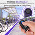 Anti Theft Burglar Bike Alarm with Remote, Waterproof Vibration Triggered Battery Operated Loud 113dB Wireless Siren for Bicycle, E-Bike, Motorcycle, Scooter, Cart, Trailer, Equipment, Fence