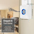 Fosmon WaveLink Wireless Motion Doorbell Alert Sensor - 52 Ringtones (1 Receiver and 1 Motion Sensor) - White
