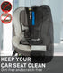 Infant Car Seat Travel Bag for Airplane, Nylon Backpack Style Padded Adjustable Shoulder Strap, Drawstring Airline Gate Check Bag for Infant Car Seats, Carrier, Booster - Universal Size