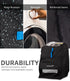 Infant Car Seat Travel Bag for Airplane, Nylon Backpack Style Padded Adjustable Shoulder Strap, Drawstring Airline Gate Check Bag for Infant Car Seats, Carrier, Booster - Universal Size