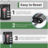 TSA Accepted 3 Digit Combination Cable Luggage Lock - Black