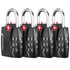 Open Alert Indicator 3 Digit Combination TSA Accepted Luggage Lock