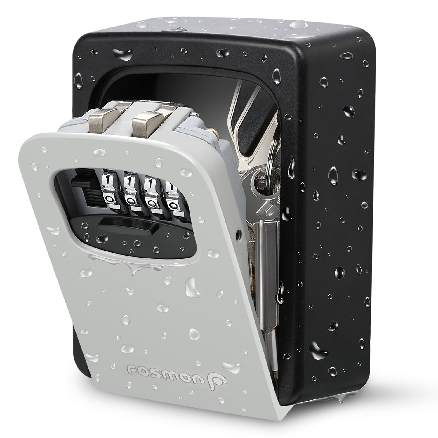 4 Digit Combination Key Safe Lock Box