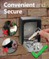 4 Digit Combination Key Safe Lock Box