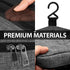 Hanging Travel Toiletry Bag, Compact Toiletries Organizer, Cosmetic Makeup Portable Bag, Shower Bathroom Shaving kit, Hygiene Water-Resistant Carrying Travel Accessories for Men and Women