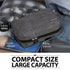 Hanging Travel Toiletry Bag, Compact Toiletries Organizer, Cosmetic Makeup Portable Bag, Shower Bathroom Shaving kit, Hygiene Water-Resistant Carrying Travel Accessories for Men and Women