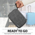 Hanging Travel Toiletry Bag, Compact Toiletries Organizer, Cosmetic Makeup Portable Bag, Shower Bathroom Shaving kit, Hygiene Water-Resistant Carrying Travel Accessories for Men and Women