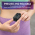 Portable OLED Finger Pulse Oximeter for Sports and Aviation Use, Digital Fingertip O2 Meter Blood Oxygen Saturation Monitor (SpO2) with Pulse Rate Measurements, has 6 Different Display Modes