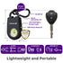 Fosmon Personal Alarm LED Strobe Light w/ Carabiner