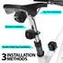 USB-C Rechargeable Bike Alarm with Remote, IP55 Waterproof Wireless 110dB Loud Anti-Theft Vibration Motion Sensor Vehicle Tracker Alarm Security System for Bicycle, E-Bike, Motorcycle, Scooter