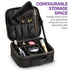 Travel Organizer Cosmetic Case w/ Adjustable Dividers - Small