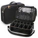 Fosmon Travel Organizer Cosmetic Case w/ Adjustable Dividers - Medium