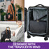 Fosmon Travel Organizer Cosmetic Case w/ Adjustable Dividers - Medium