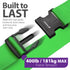 Luggage Straps for Suitcases (2 Pack), Travel Belts with Adjustable Strap, Buckle and Identifiers, Luggage Connector Luggage Wrap, Essential Luggage Accessories for Travel Cruise (Green)
