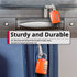 Open Alert Indicator TSA Accepted 3 Digit Combination Luggage Lock - Orange
