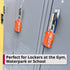 Open Alert Indicator TSA Accepted 3 Digit Combination Luggage Lock - Orange