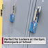 Open Alert Indicator TSA Accepted 3 Digit Combination Luggage Lock - Blue