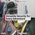 Fosmon TSA Approved Locks for Luggage. Suitcase Locks with Open Alert Indicator, 3 Digit Combination Padlock with Alloy Body for Travel, Backpack Zipper Anti Theft, Locker, Gym, Gun Case- Blue 2 Pack