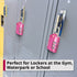 Open Alert Indicator TSA Accepted 3 Digit Combination Luggage Lock - Pink