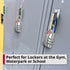 Open Alert Indicator TSA Accepted 3 Digit Combination Luggage Lock - Silver
