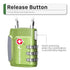 TSA Accepted 3 Digit Combination Cable Luggage Lock - Green